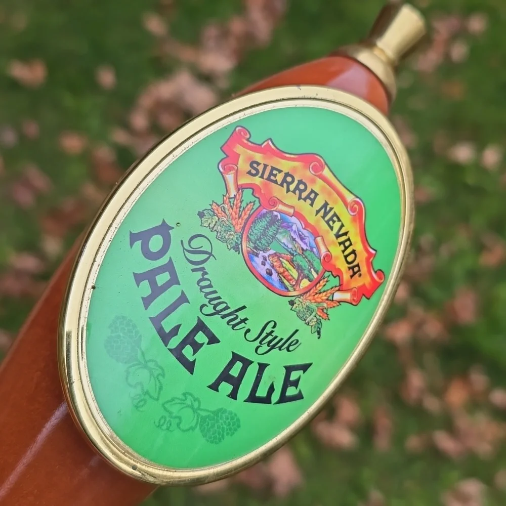Sierra Nevada Pale Ale 11.5” Beer Draught Tap Wooden Handle Pub Keg  Man Cave